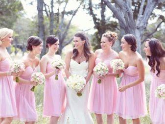 Pink Bridesmaid Dresses