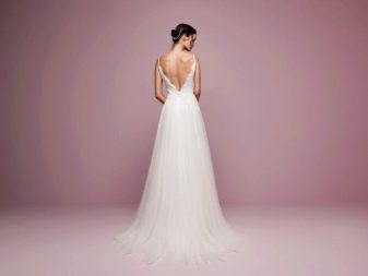 Back V-Neck Wedding Dress