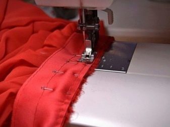 Sewing on the belt