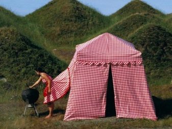 Plaid tent dress