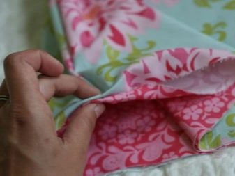 Bottom hem - step 1