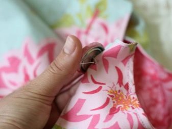 Sewing on buttons