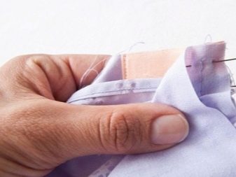 Sewing ruffles on the dress - step 4