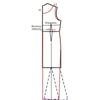 Modeling backless mermaid evening dress
