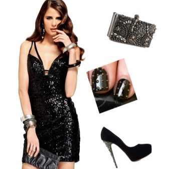 Jewelry for a dress in the style of rock