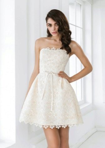 Simple Lace Wedding Dress