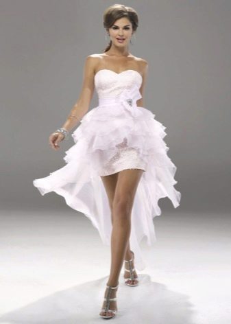 Short wedding dress-transformer