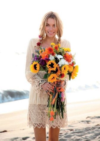 Floral boho dress