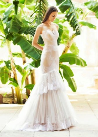 Wedding dress by Christos Costarellos