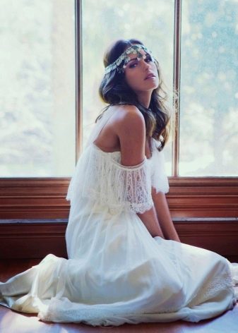 Hippie wedding dress