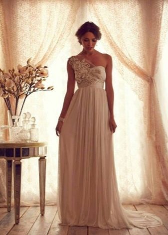 Greek style wedding dress by Anna Campbell