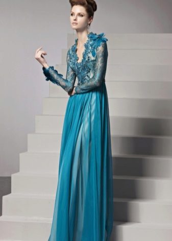 openwork cutout evening dress