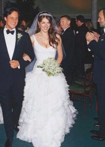 Elizabeth Hurley's wedding dress