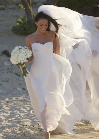 Megan Fox's wedding dress