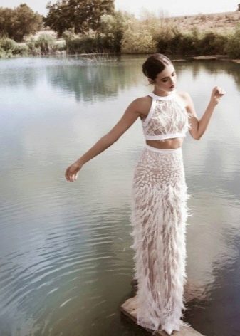 Sheer wedding dress 2016