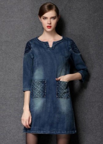 Casual dress for plump
