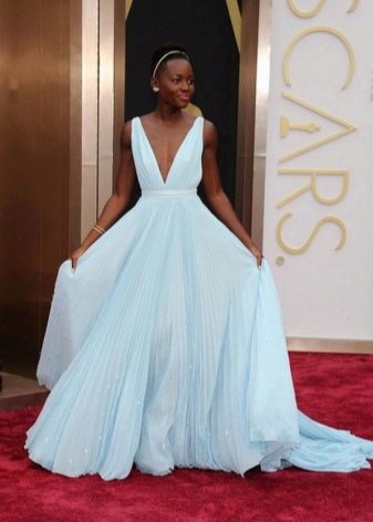 Maxi blue dress