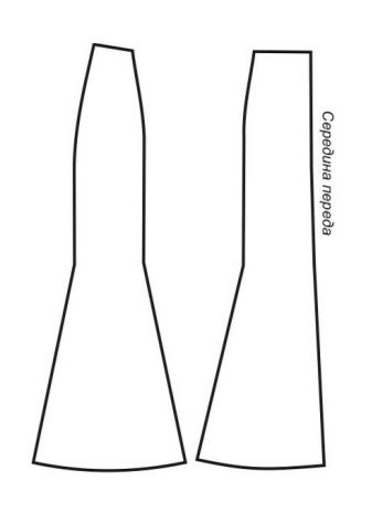 Modeling a mermaid evening dress skirt