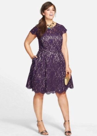 Dress for plump