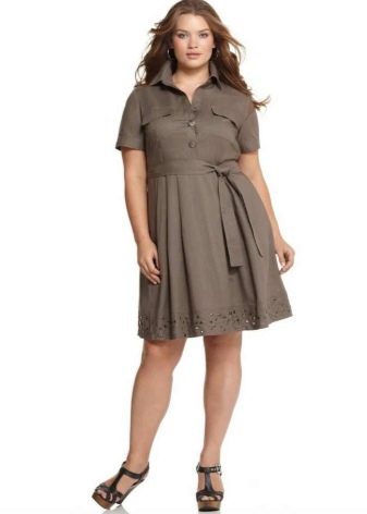 Safari dress for fat