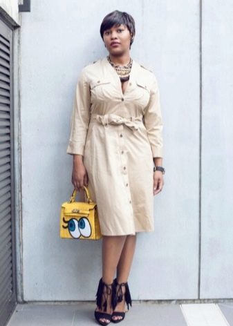 Safari wrap dress