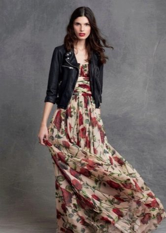Choosing a jacket for a colorful dress