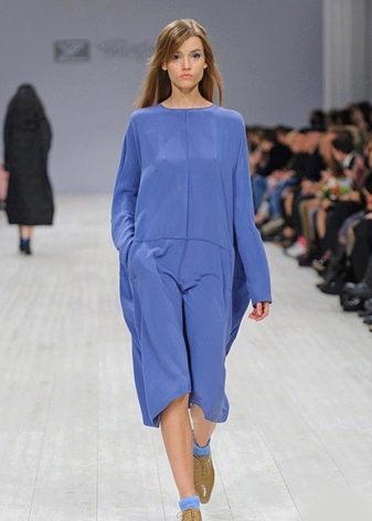 Long Sleeve Silk Dress