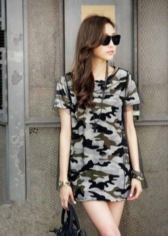 Camouflage A-Line Dress