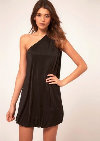 Silk balloon dress