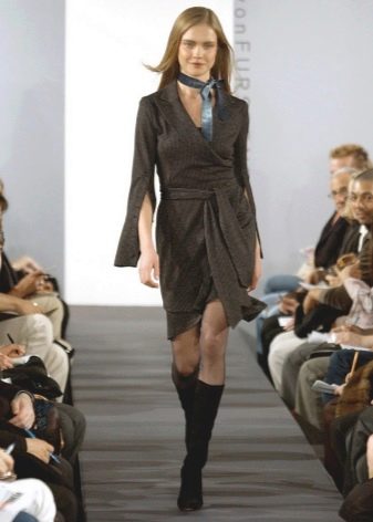 Warm wrap dress