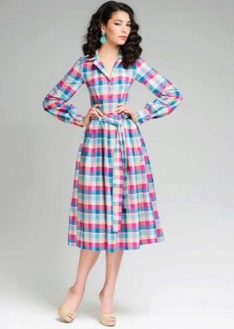 Robe à carreaux Tatyanka