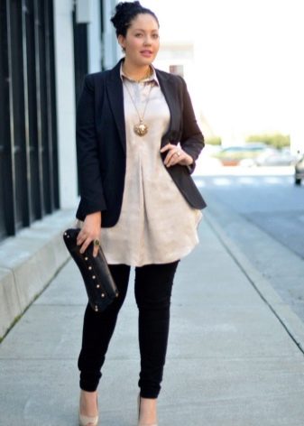 Tunic dress for plump