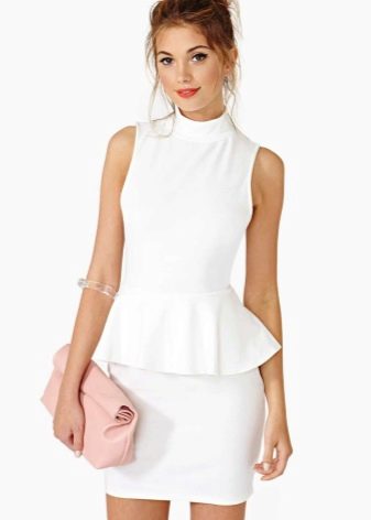 Rectangle Peplum Dress for Women