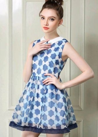 High waist summer dress