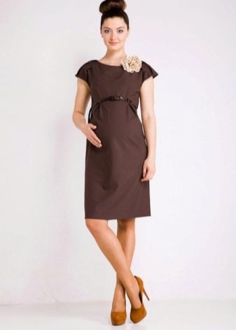 High-waisted dress for berens