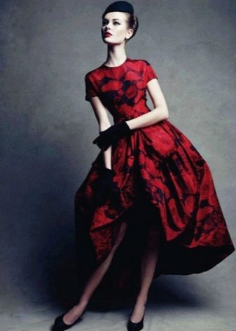 Red new bow style dress