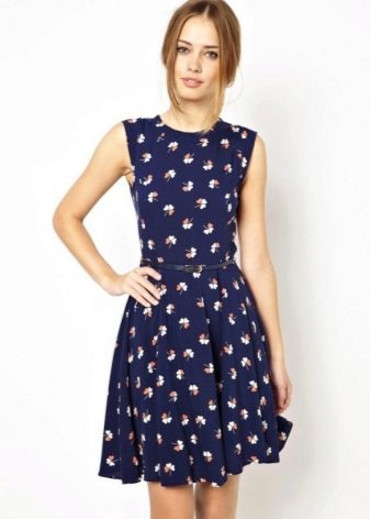 Natural material casual dress