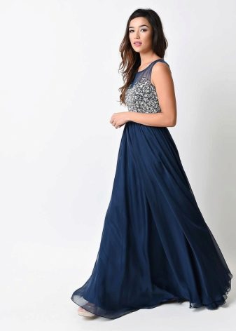 Long flared dress