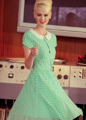 Retro flared dress