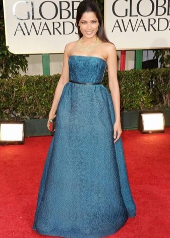 Belt for a long dress with a bell skirt