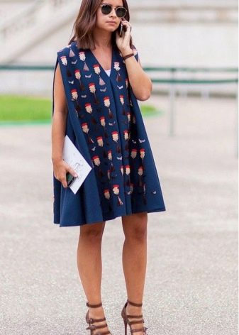 Printed sundress dress