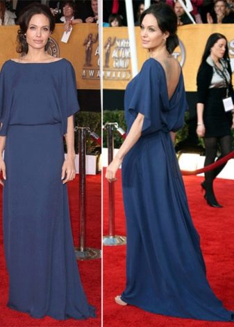 Angelina Jolie Open Back Closed Dress