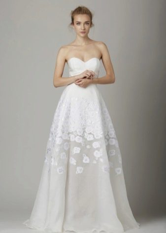 Lush wedding dress fitted