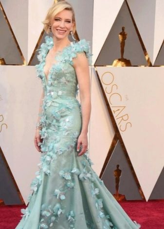 Fashionable dress 2016 with ruffles and ruffles