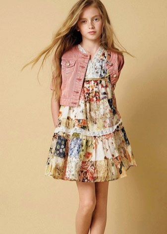 Dress for a girl 13-14 years old summer
