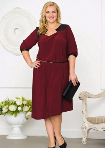 satin dress for chubby