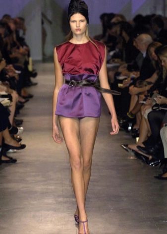 jupe micro tulipe violette