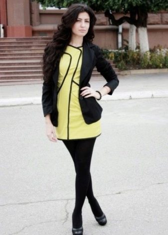 Light green dress with jacket