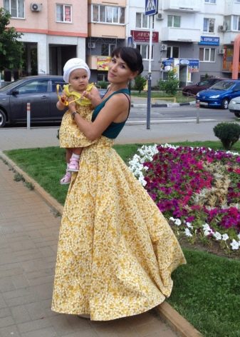 cotton floor-length skirt