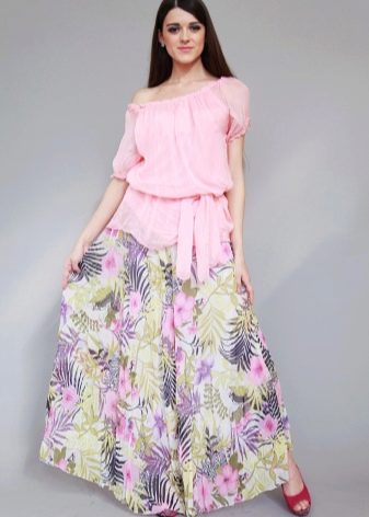 summer skirt-sun to the floor